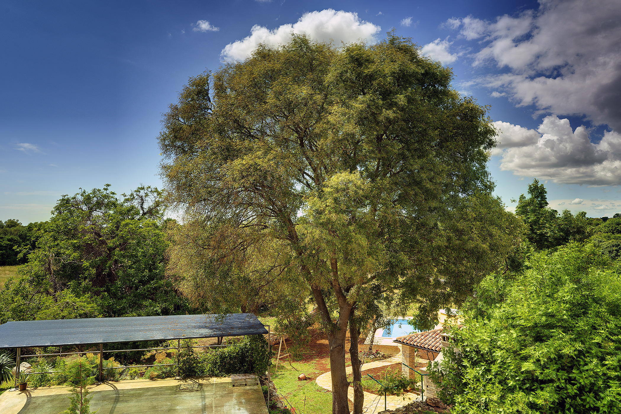 Traditionelle istrische Steinvilla mit privatem Pool und Garten