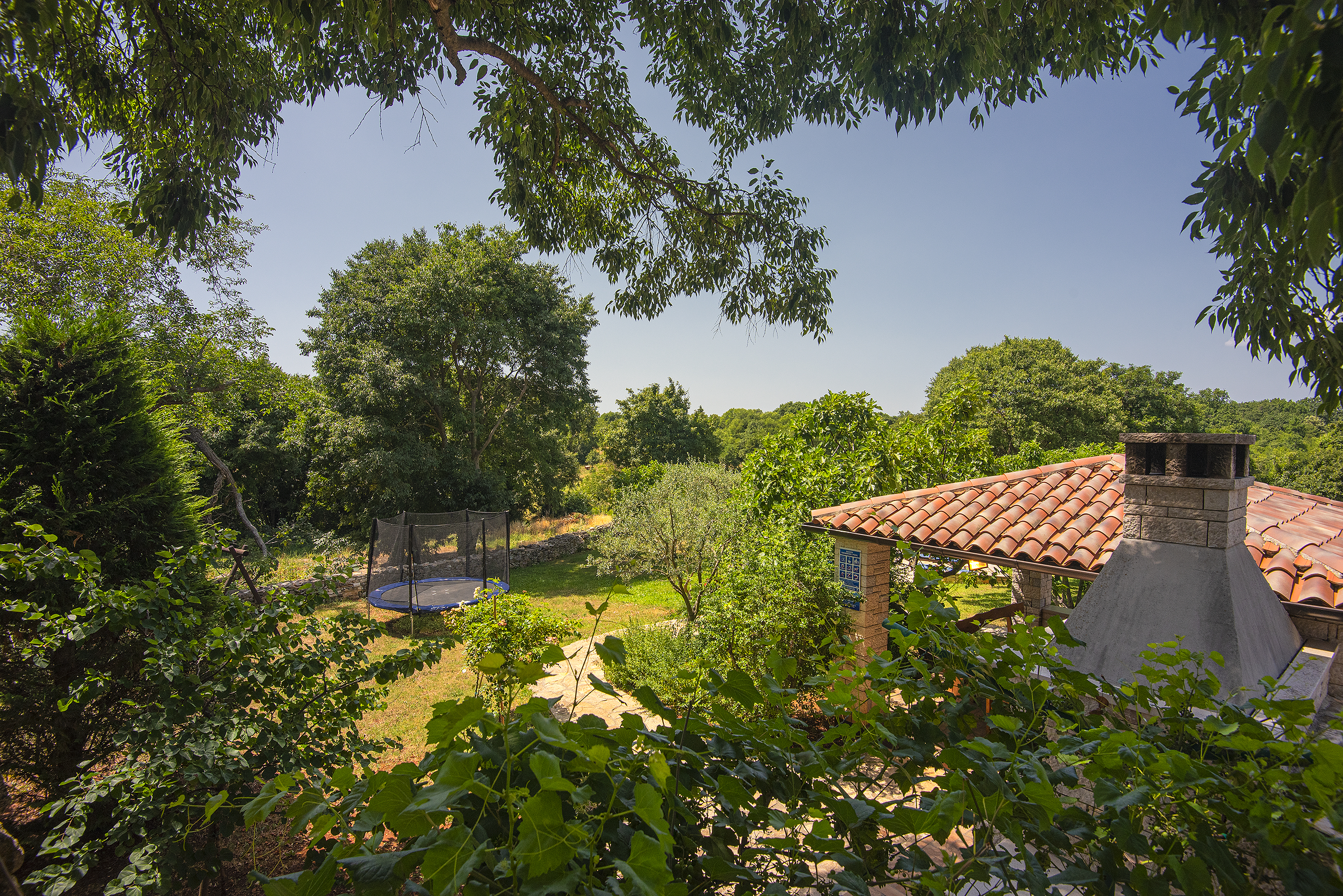 Traditionelle istrische Steinvilla mit privatem Pool und Garten