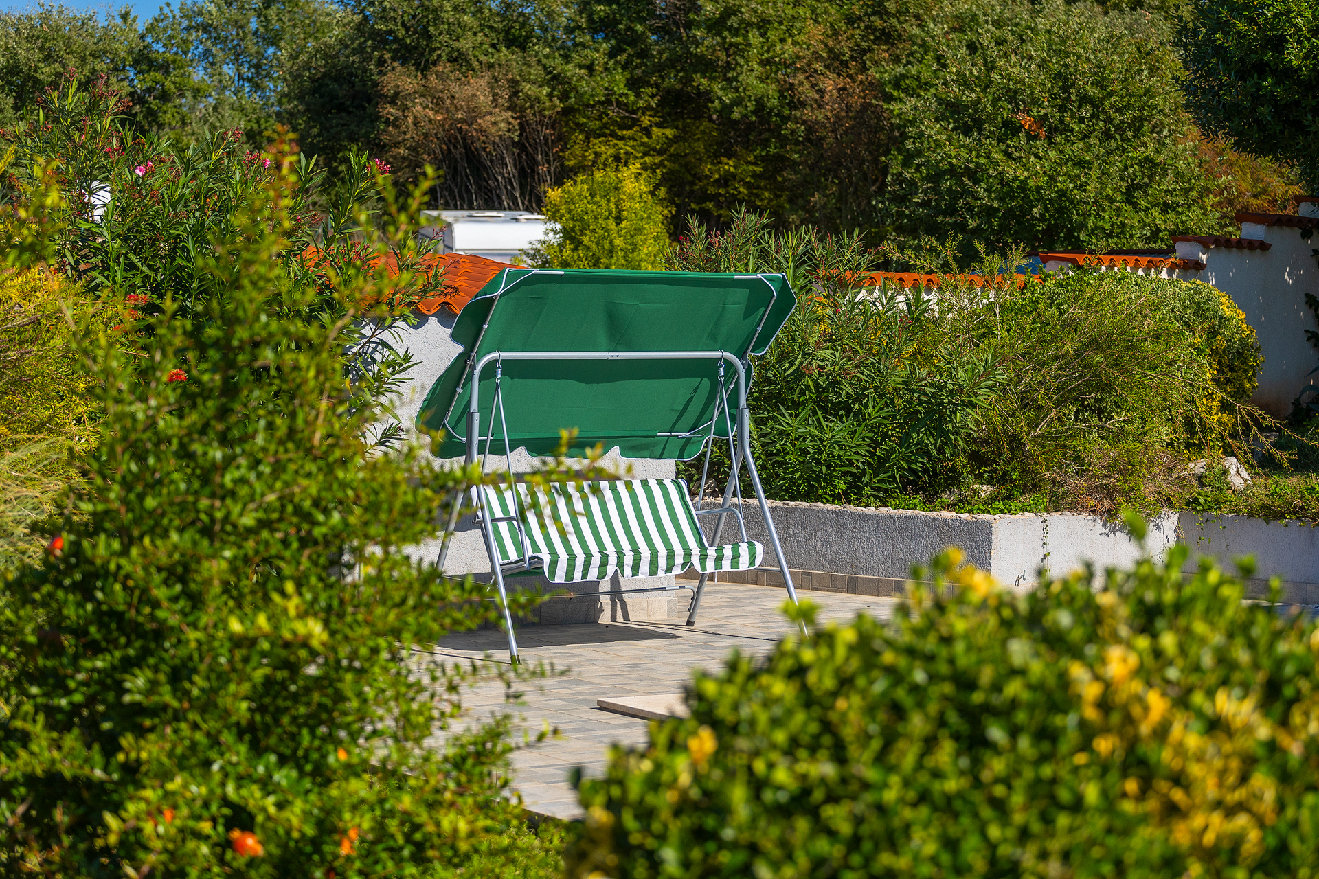 Villa mit Pool, im traditionellen istrischen Stil eingerichtet
