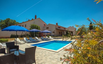 Villa with private pool, decorated in traditional Istrian style