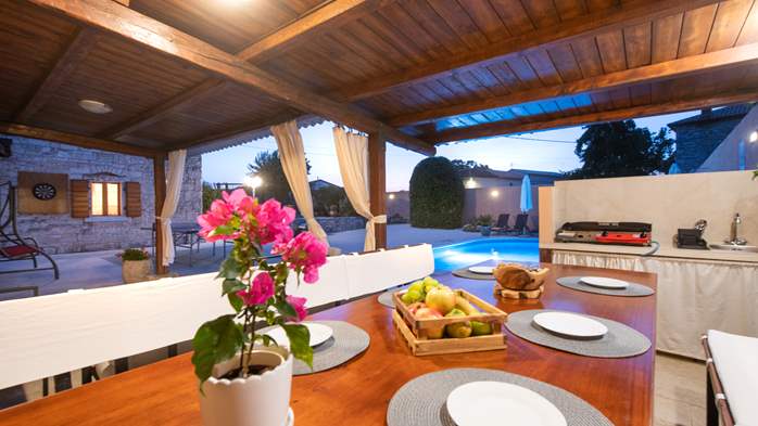 Istrian villa with private pool, playground for kids and barbecue, 14