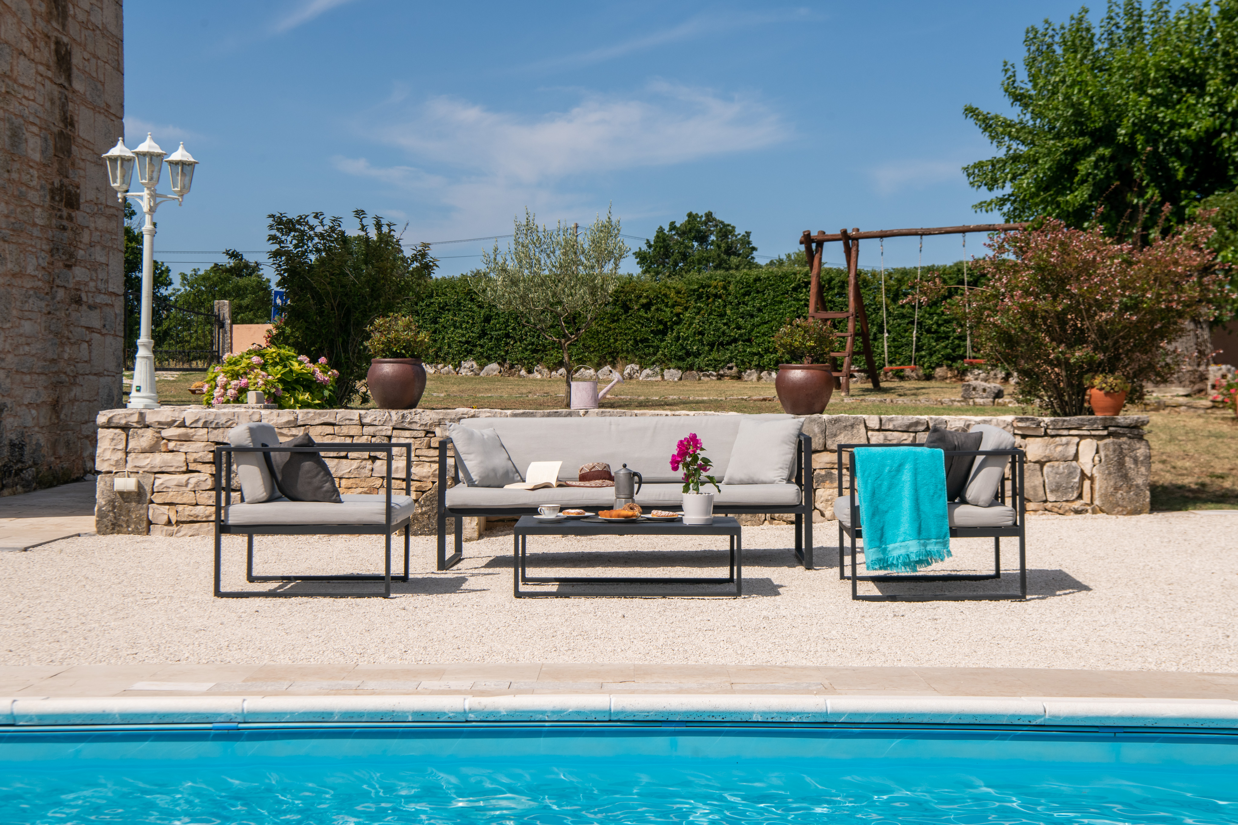 Istrische Villa mit Privater Pool, Kinderspielplatz und Grill