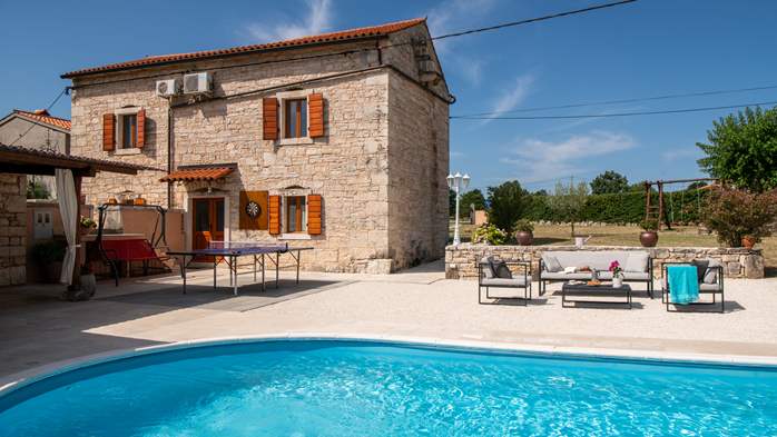 Istrian villa with private pool, playground for kids and barbecue, 3
