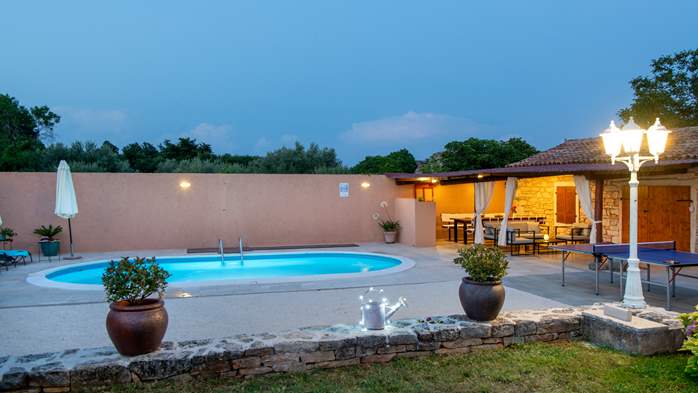 Istrian villa with private pool, playground for kids and barbecue, 18
