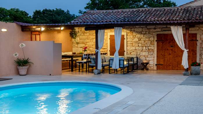 Istrian villa with private pool, playground for kids and barbecue, 19