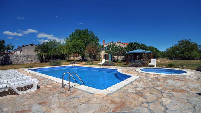 Villa with pool, playground for kids, BBQ, Wi-Fi, for 12 persons, 2