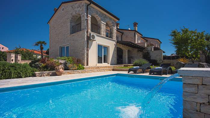 Elegante Villa mit beheizt Pool, 2 Saunas, Jacuzzi, Wifi, Grill, 14