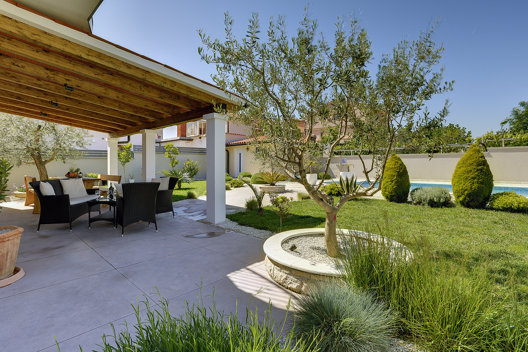 Modern villa in Medulin, with swimming pool, gym and Wi-Fi