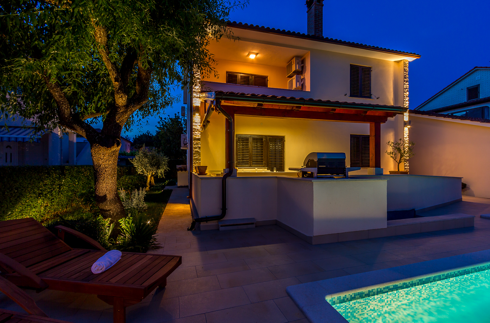 Family villa in Pula, with pool, parking, 3 bedrooms