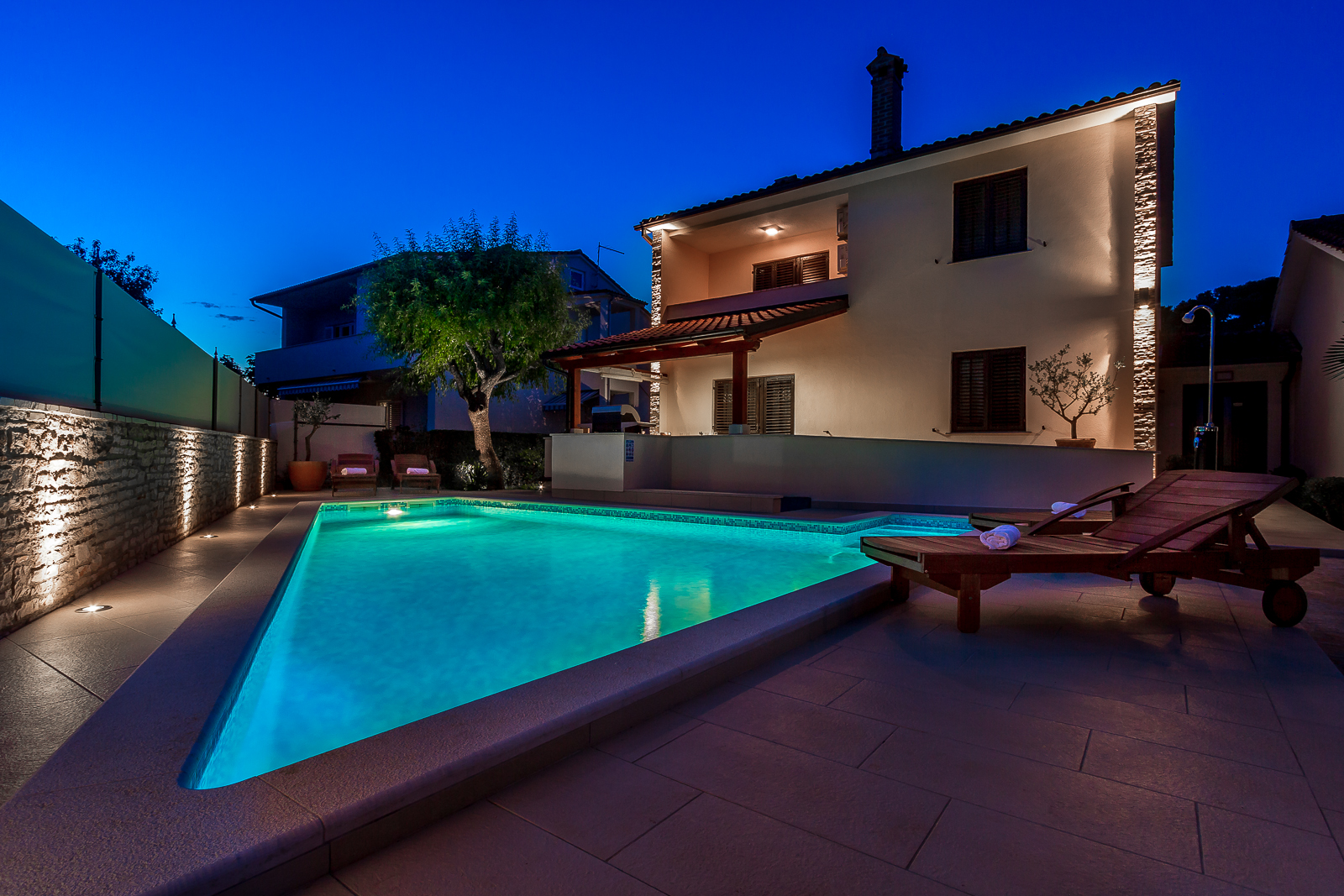 Family villa in Pula, with pool, parking, 3 bedrooms