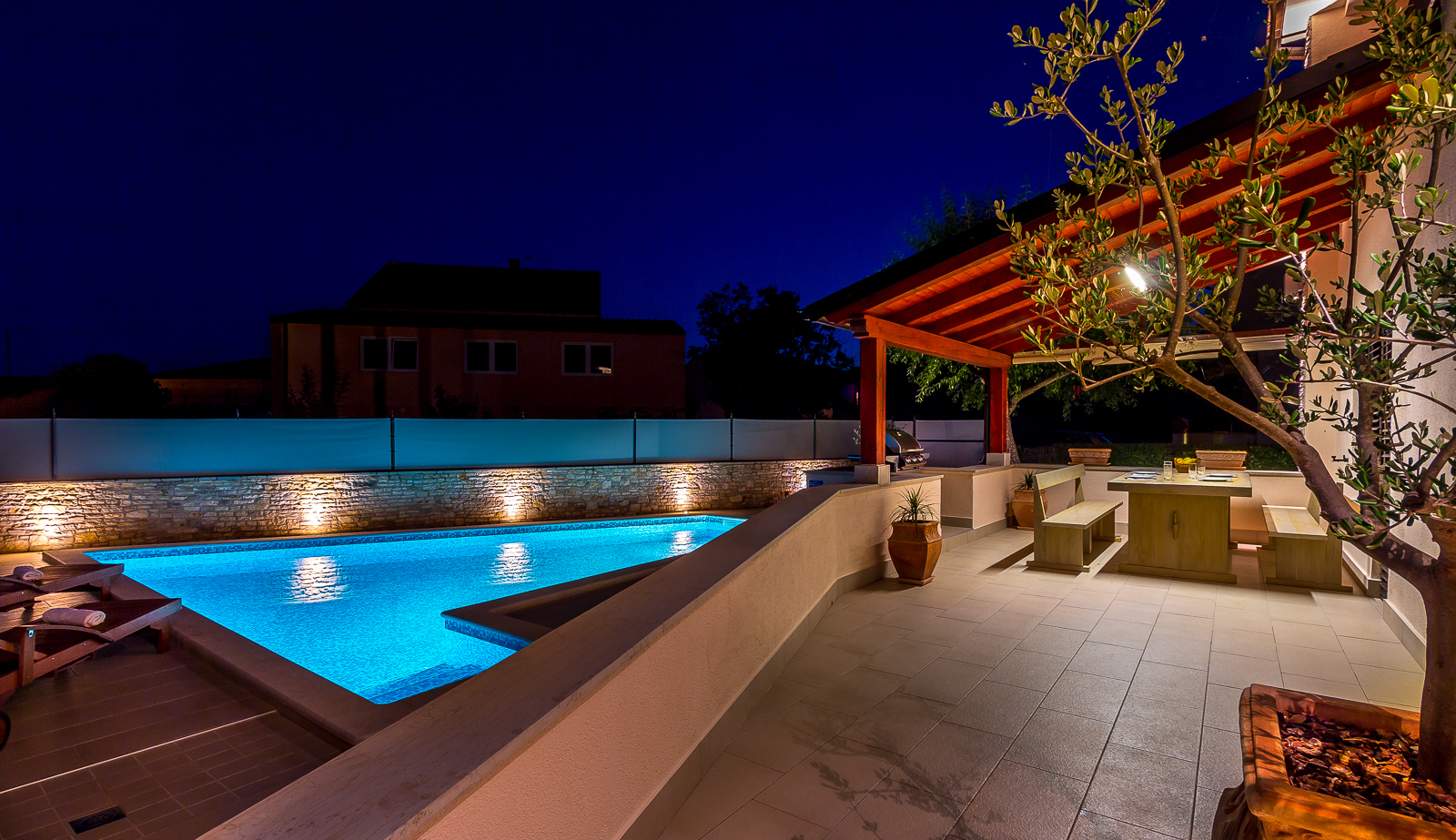 Family villa in Pula, with pool, parking, 3 bedrooms