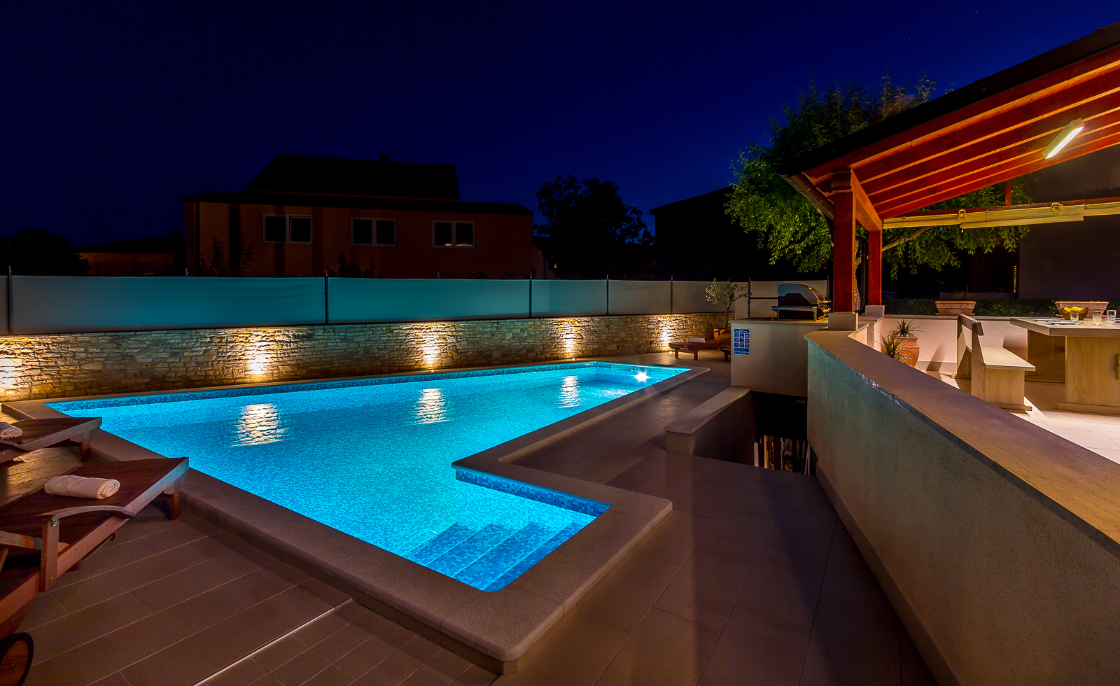 Family villa in Pula, with pool, parking, 3 bedrooms