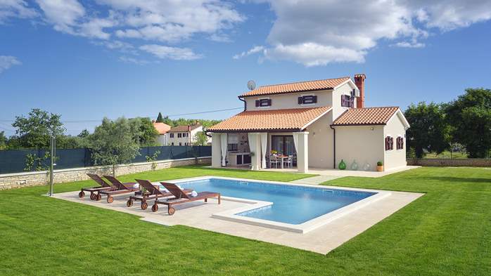 Villa with outdoor pool, garden and playground for children, 1