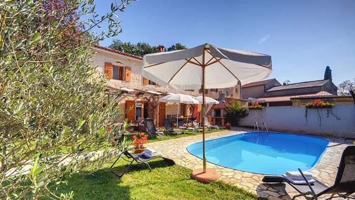 Villa su due piani, con piscina e terrazza nell'Istria centrale, 7