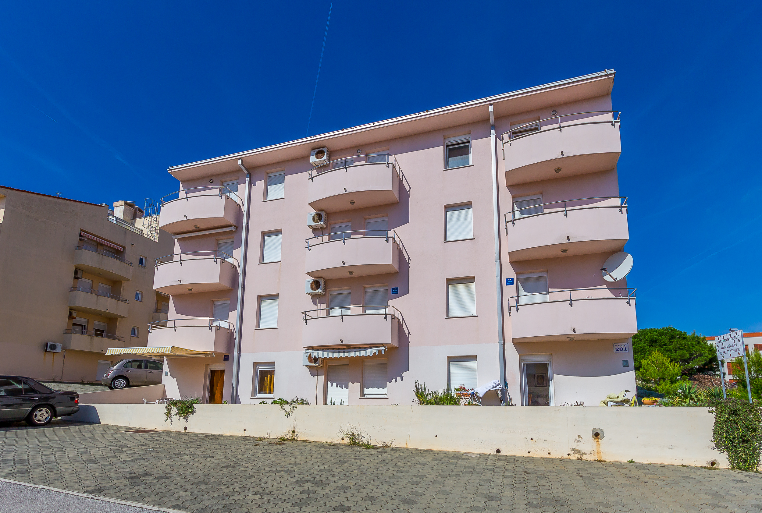 The newly built house offers wonderful accommodation for holidays