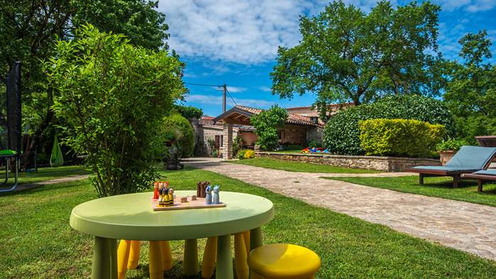 Luxuriously equipped villa with private pool near Žminj, 13
