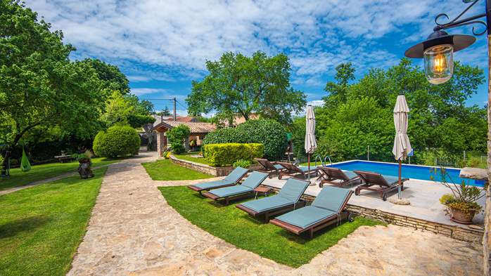 Luxuriös ausgestattete Villa mit Privater Pool neben Žminj, 18