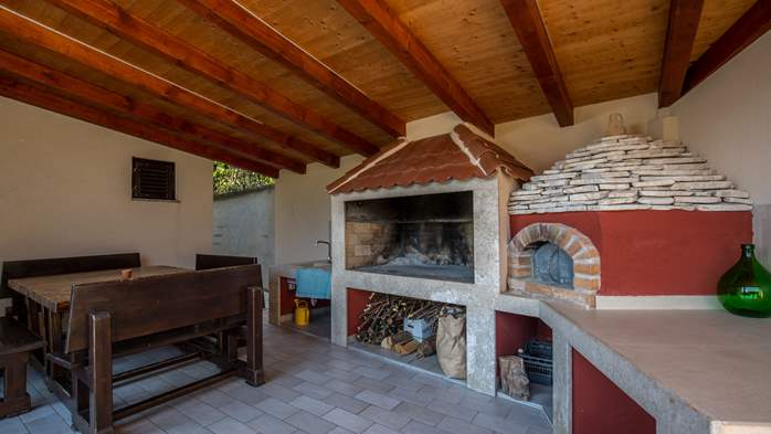 Graziosa casa a Fažana con grande giardino recintato e barbecue, 14