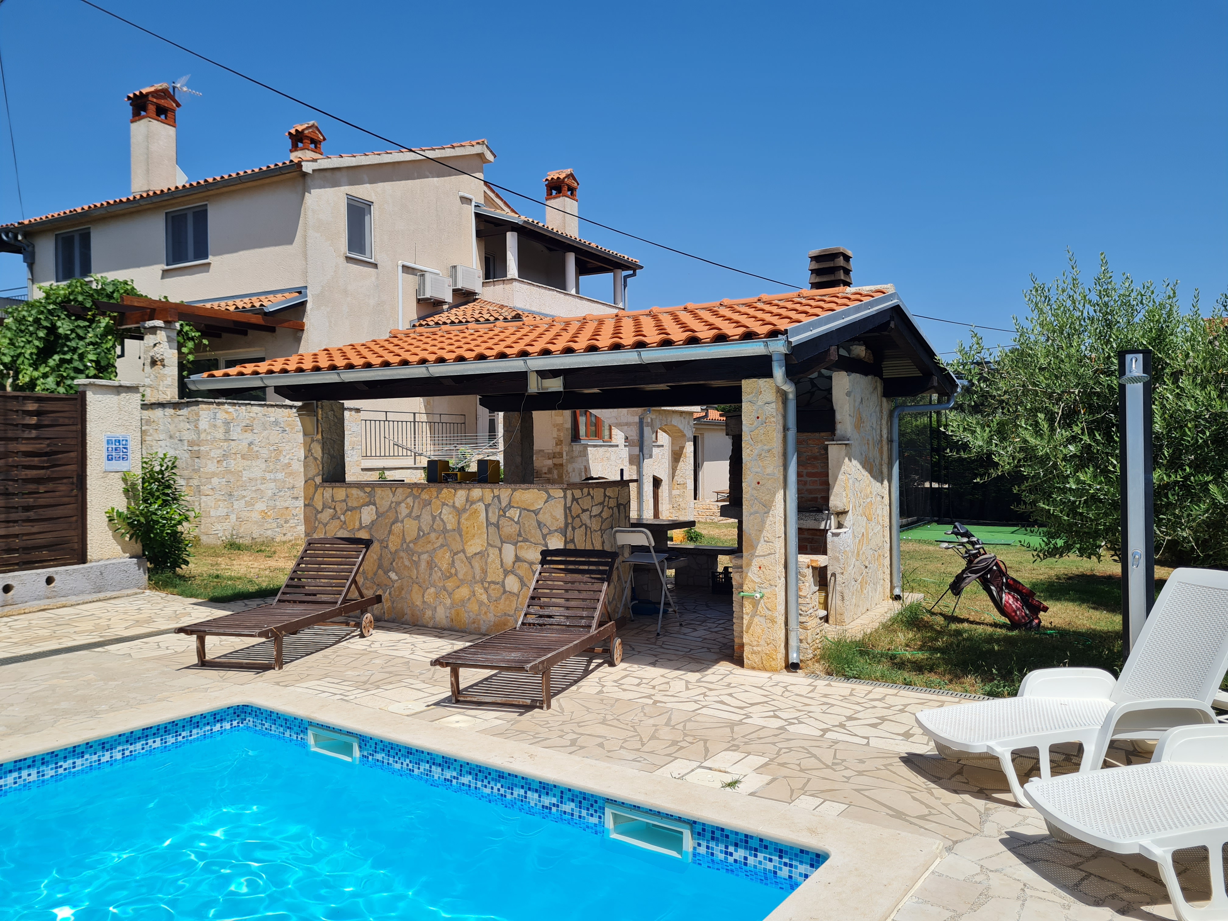 Villa in Ližnjan für Golfliebhaber, mit privatem Pool