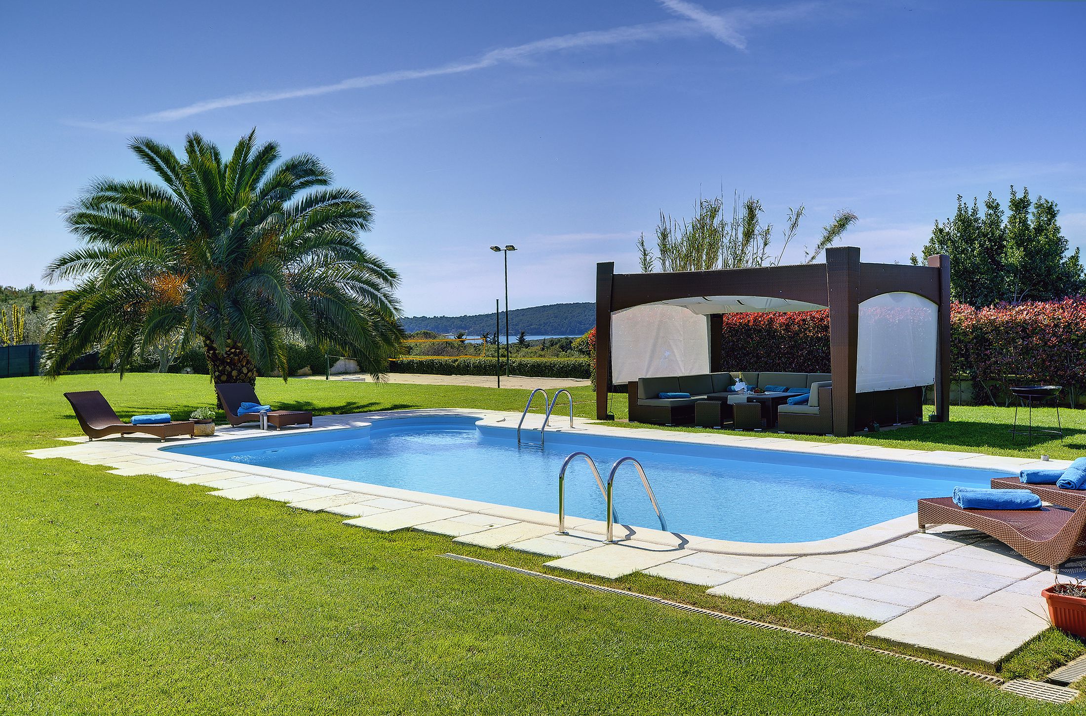 Vila u Pomeru, privatni bazen s hidromasažom