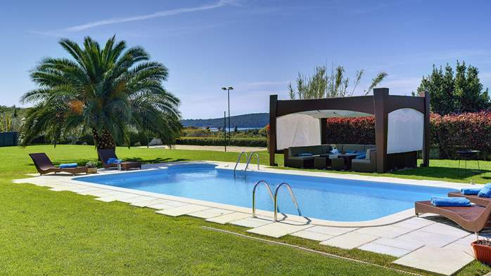 Villa a Pomer, piscina privata con idromassaggio, 6