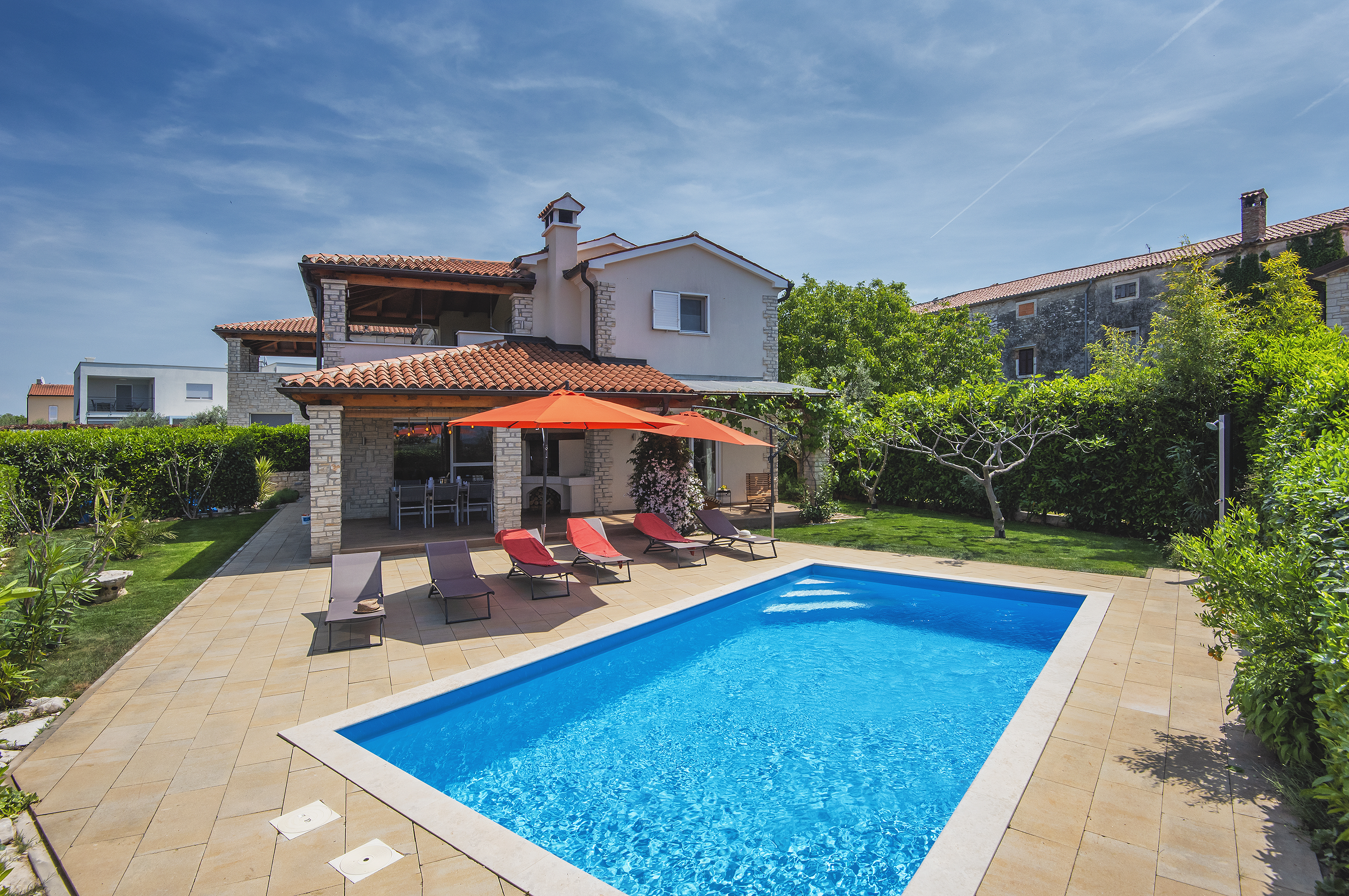 Villa mit Privatem Pool, neben Novigrad, für echt ein Traumurlaub