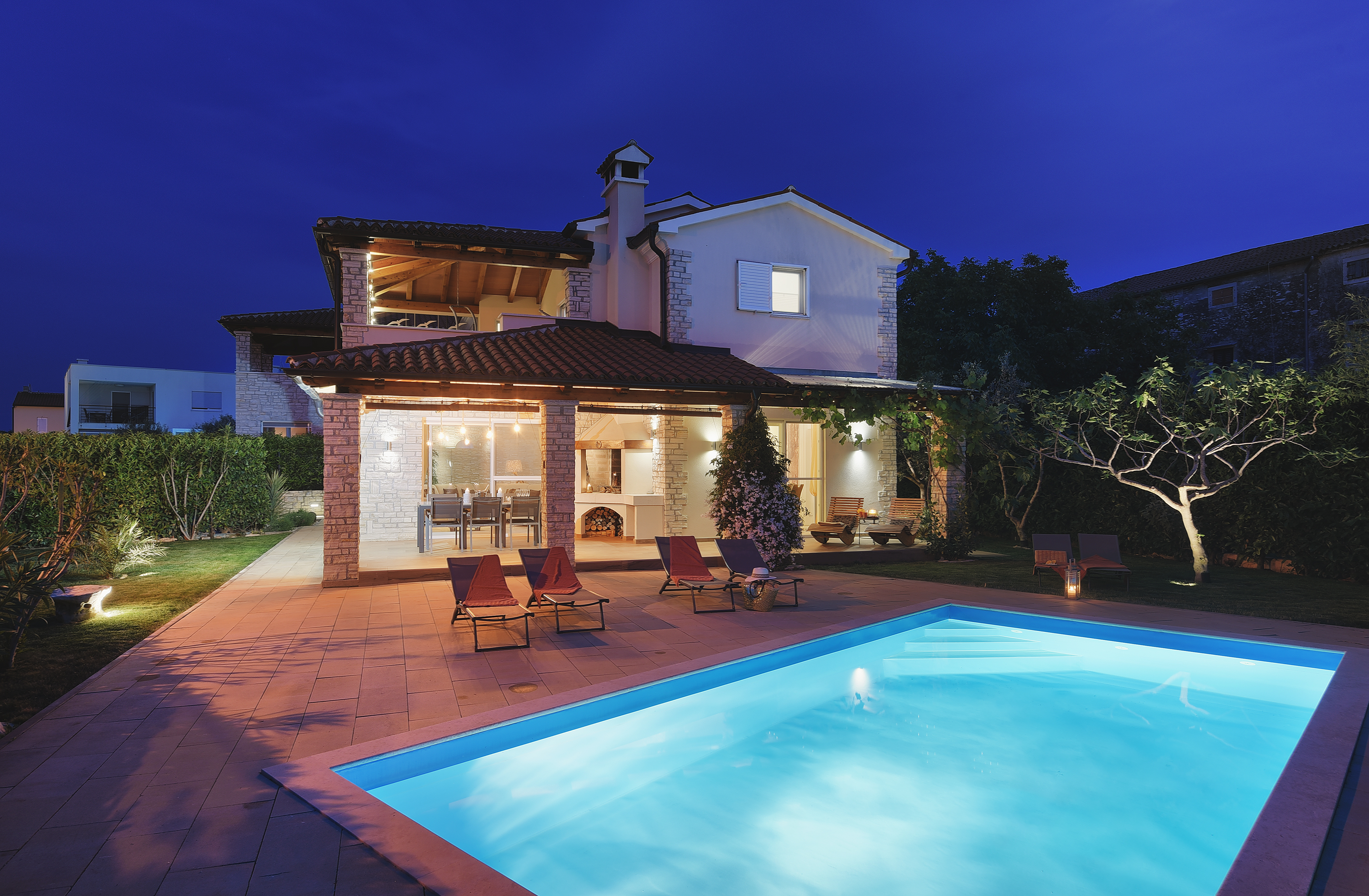 Villa mit Privatem Pool, neben Novigrad, für echt ein Traumurlaub