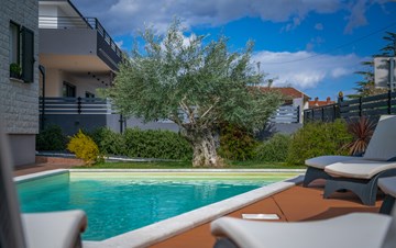 Rustische und charmante villa in Krnica mit Pool und Sommerküche