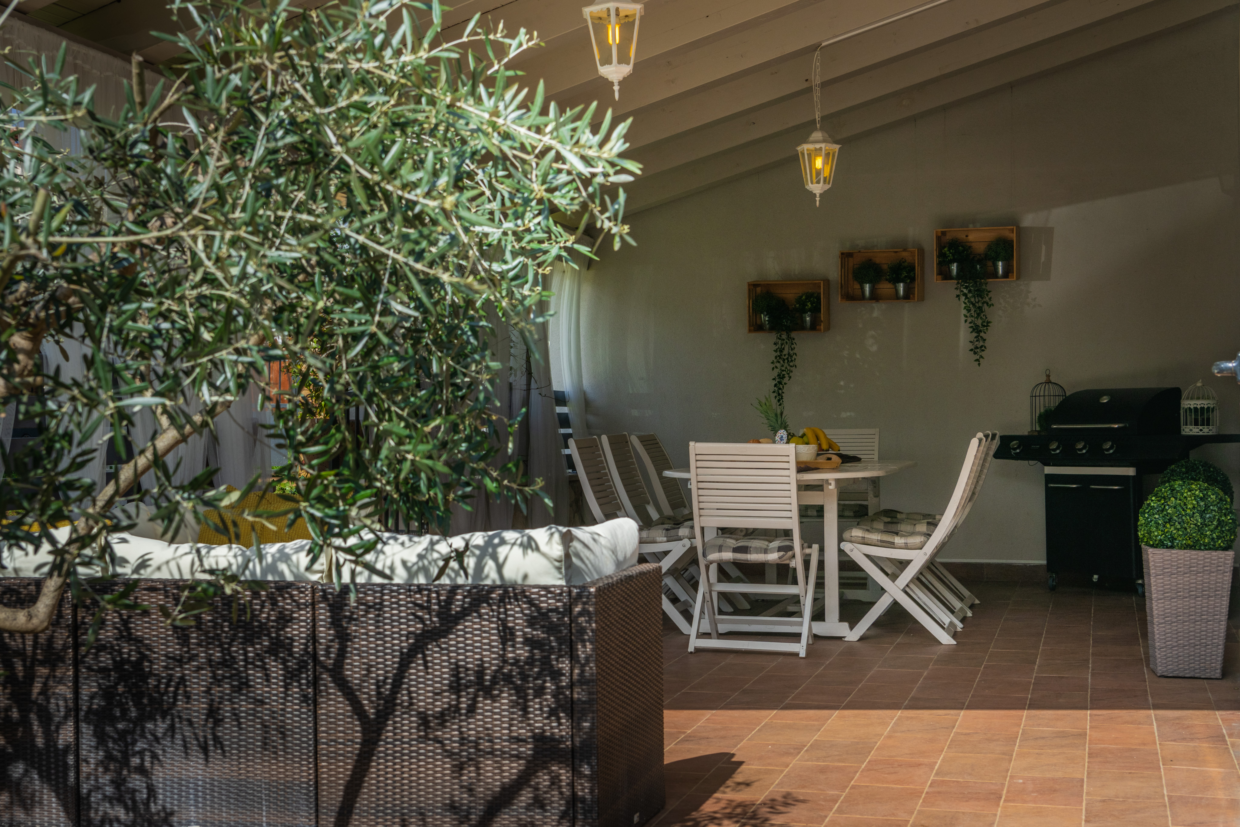 Rustical and charming villa in Krnica with pool, outdoor kitchen