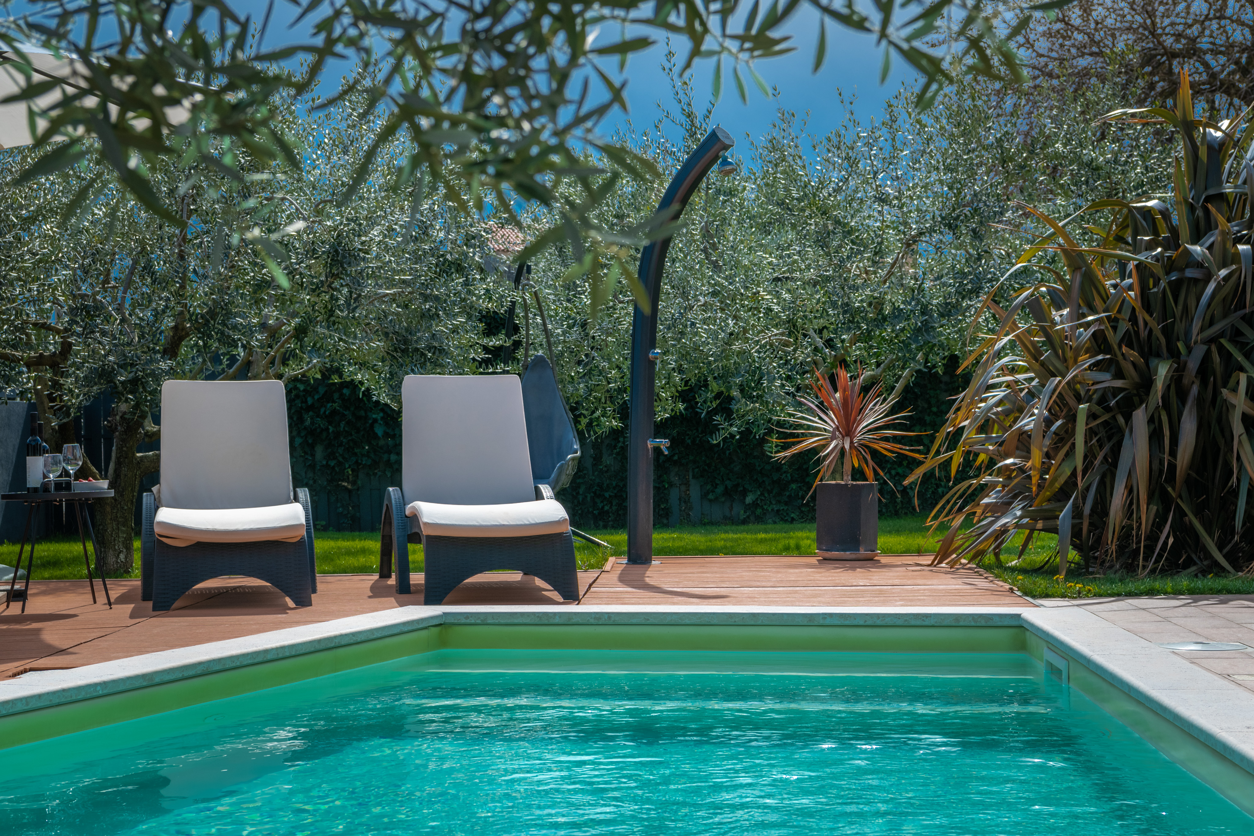 Rustical and charming villa in Krnica with pool, outdoor kitchen