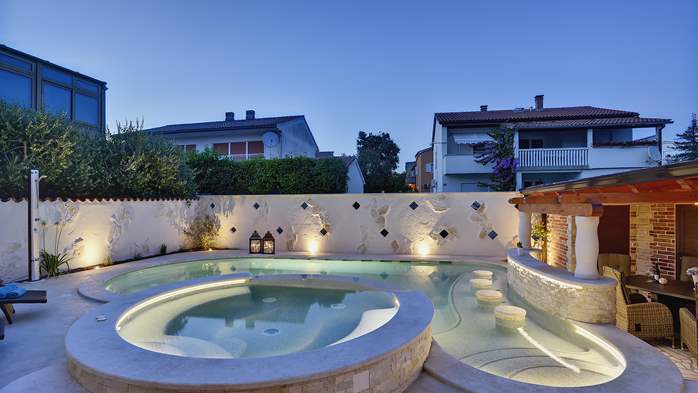 Sehr elegant  Villa  in Medulin mit Pool und Hydromassage, 13