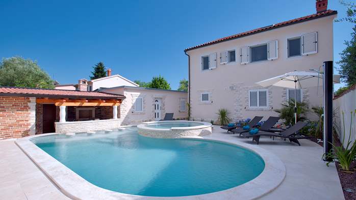 Very elegant and modern villa with pool with whirpool, in Medulin, 12