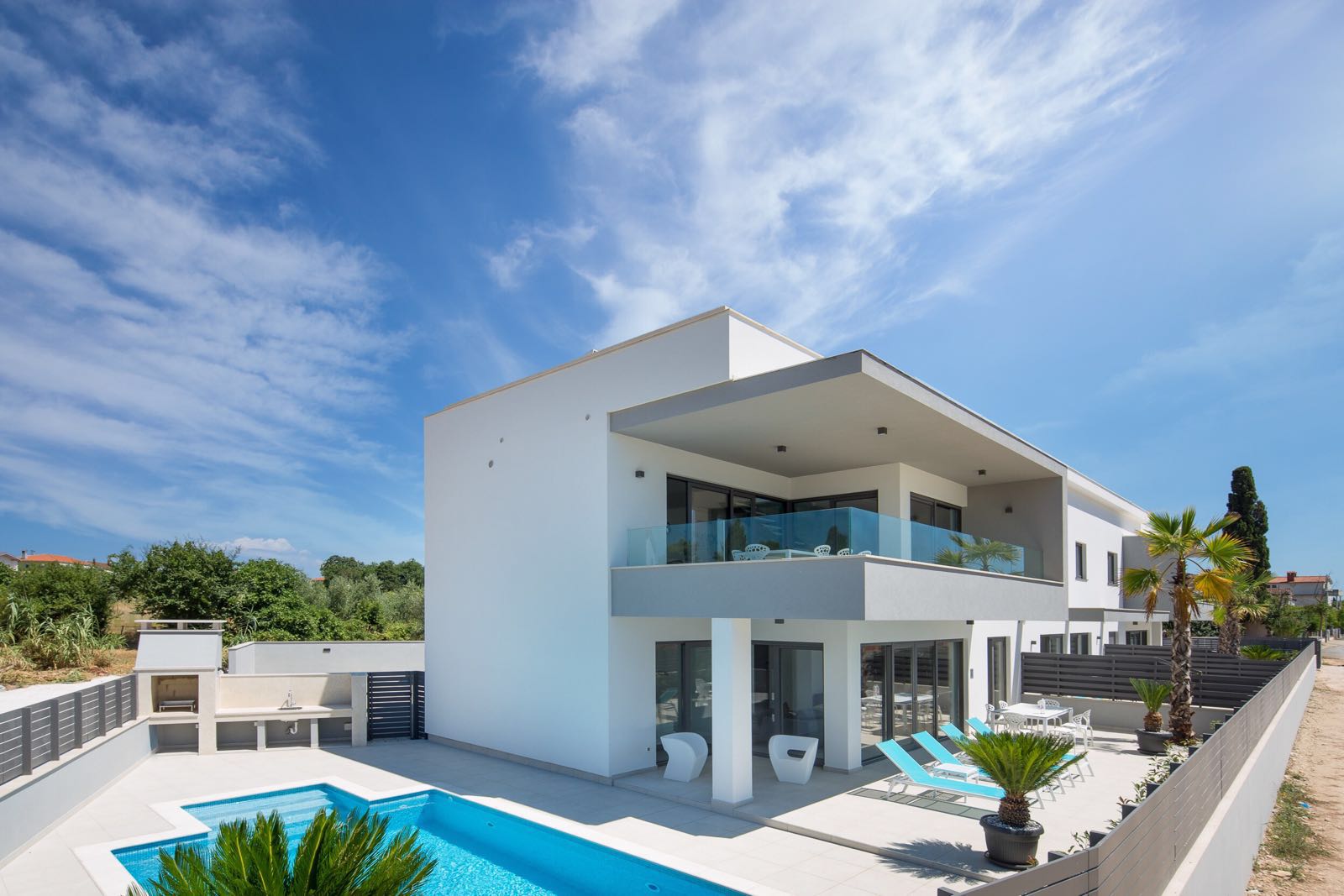 Luxurious villa offers accommodation in designed apartments