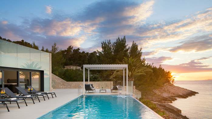 Spettaccolare villa di design con vista mare, piscina, jacuzzi, 11