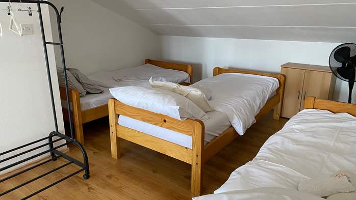 Spacious two storey apartment in Premantura, sea view balcony, 9