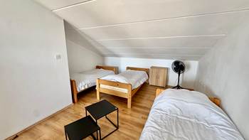 Spacious two storey apartment in Premantura, sea view balcony, 22