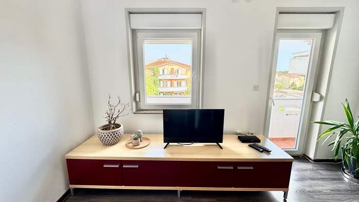 Geräumige zweistöckige Wohnung in Premantura,Balkon mit Meerblick, 2