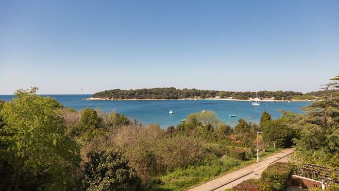 Air conditioned apartment with sea view, WiFi, SAT-TV, 7