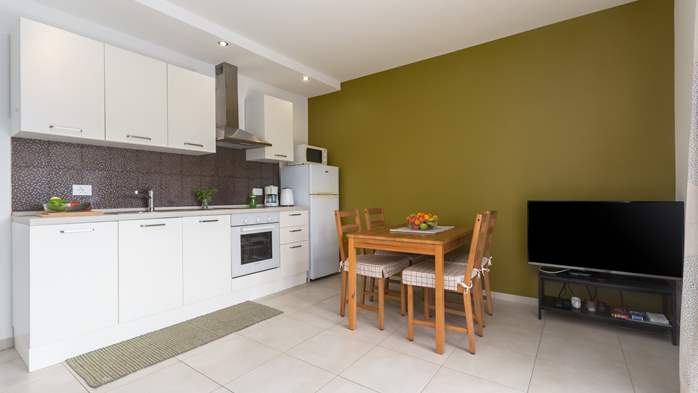 Apartment with 2 bedrooms, balcony, air condition, SAT-TV, WiFi, 1