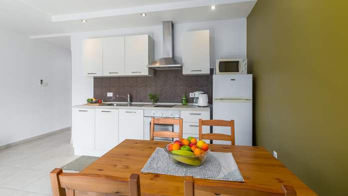 Apartment with 2 bedrooms, balcony, air condition, SAT-TV, WiFi, 3