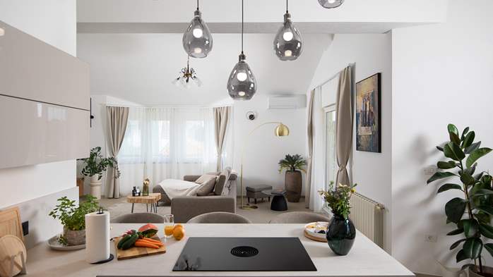 Prostrani apartman Viktoria na odličnoj lokaciji u Puli, 6