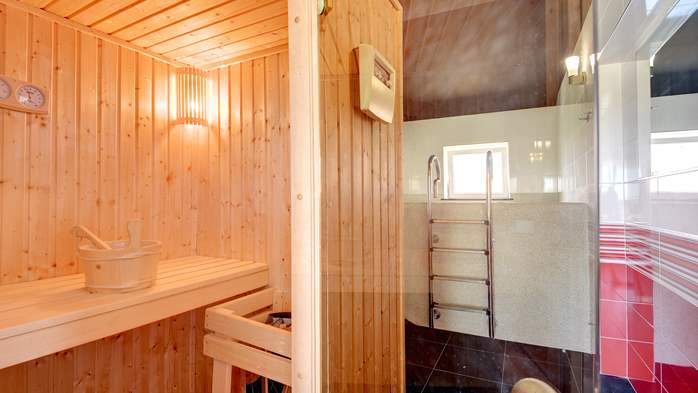 Classy villa with heated pool, 2 saunas, jacuzzi, Wi-Fi, BBQ, 39