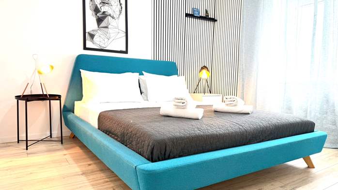 Moderno uređen apartman za 2-4 osobe sa privatnim balkonom, 6