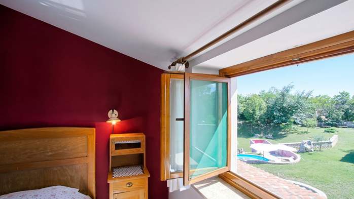 Villa with pool, terrace and playground for kids, close to Labin, 29