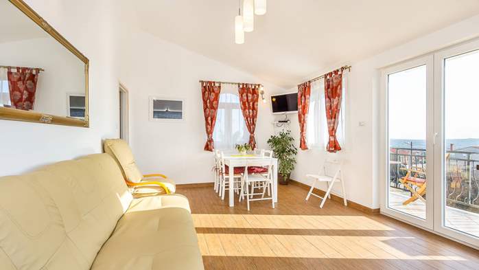 Air conditioned apartment in Ližnjan with private balcony, WiFi, 3