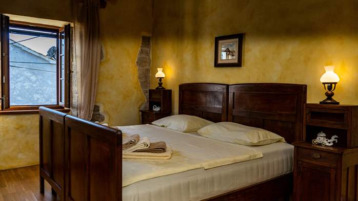 Villa rustica con due camere da letto, piscina, WiFi, BBQ, 25