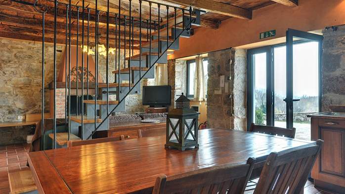 Rustic villa with pool within the borders of the Učka Nature Park, 49