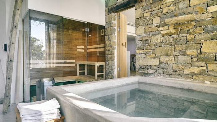 Zadivljujuća vila s infinity bazenom, saunom, jacuzzijem, Wi-Fi, 29
