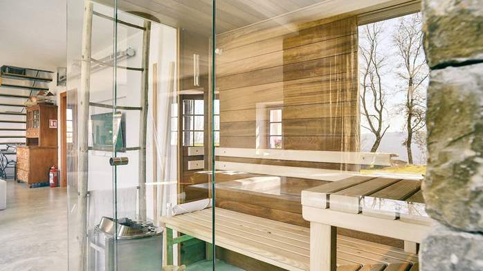 Meravigliosa villa con piscina infinity, sauna, idromassaggio, 34
