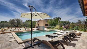 Villa Jela with pool, terrace and beautifully landscaped garden, 2